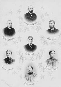 Missionaries in ChinaJens Chr. Lykkegaard, Erik Valdemar Götzche, Ole Peter Svenning Olesen, Jo