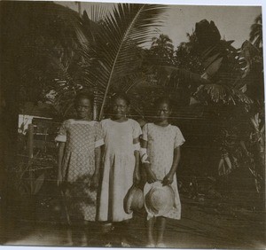 Three leper girls