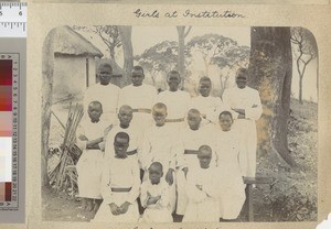 Class portrait, Overtoun Institution, Malawi, ca.1900