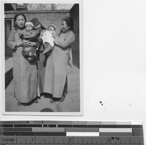 Maryknoll Sister at Orphanage at Fushun, China, 1939