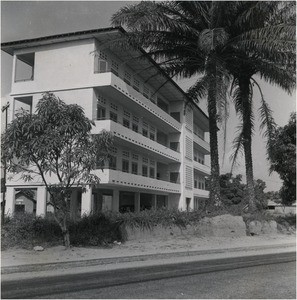 Modern building in Douala, in Cameroon