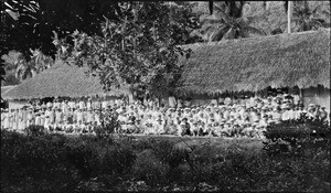 At the end of Service, church of Vaitape, Bora-Bora island