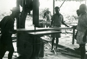 Carpentry, in Oyem, Gabon