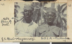 Ethnic types, Dar es Salaam, Tanzania, 1918