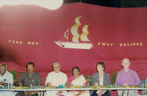 Chennai, Tamil Nadu. Park Town Mission High School (PTMS) at the Centenary Celebration (1897-19