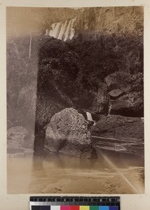 View of Rouna Falls, Laroki river, Papua New Guinea, ca. 1890