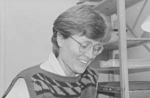 Elsebeth Garde Kjær, secretary of SON/Committee for New Religious Movement, 1990. (SON was foun