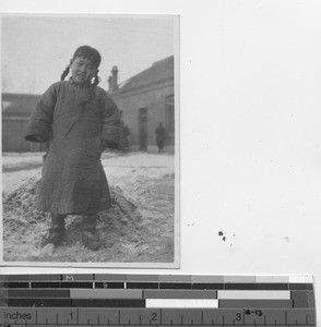 A child of a servant at Fushun, China, 1933