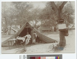 Improvised Post Office, Sialkot, Pakistan, 1912