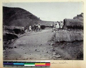 Thomas Joergensen, here in Fitamalama Village, on his way to the conference at Ambohimasina, Madagascar, 1906