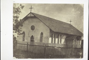 Jubilee church in Akropong. - North-eastern end