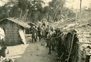 Village for lepers, in Gabon