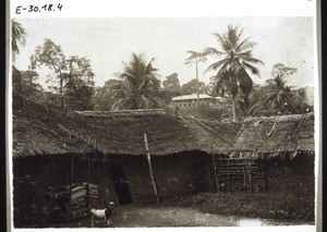 Bombe Mission Station, Cameroon, seen from the village