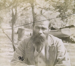 Portrait of Mr. Blockley, in Leshoma, Northern Rhodesia, Zambia