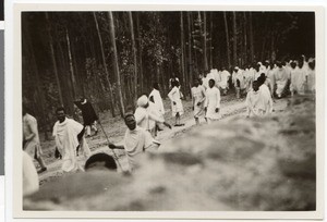 Orthodox funeral procession, Addis Abeba, Ethiopia