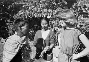 Danish Bangladesh Leprosy Mission/DBLM. Thakurgaon Leprosy Center, 1984. Missionary Anna Else S