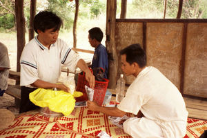 Missionary Daniel Wagang is educating local cambodjan farmers with special focus on establishin