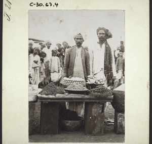 Confectioner in the open air