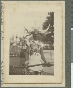 Rickshaw driver, Durban, South Africa, July 1917