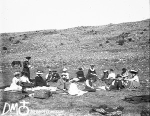 Missionaries on a picnic, Pretoria, South Africa, 1st June 1903