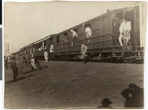 Train of the Ethiopian Railway, Ethiopia, ca.1927-1936