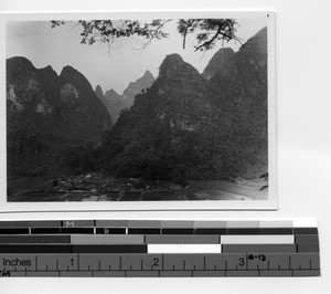 Mountains in Guilin, China, 1933