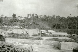 Community home under construction, in Oyem, Gabon