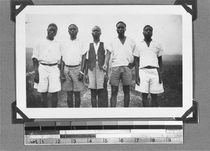 Schoolboys of the central school, Rungwe, Tanzania, ca.1929-1940