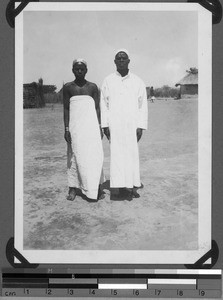 A Christian couple, Usoke, Unyamwezi, Tanzania