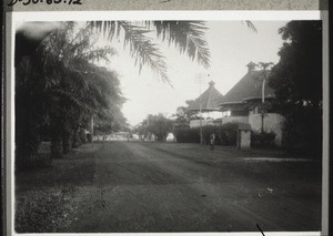 Fort in Kumase und Strasse nach Bantama