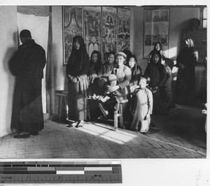 Confessions before Mass at Fushun, China, 1938