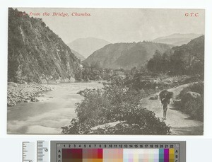 View from the Bridge, Chamba, India, ca.1910