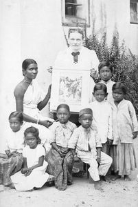 Missionary Agathe Berg in Madras ca. 1910