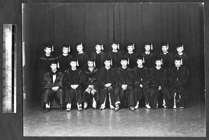 Graduation group portrait, Shanghai, China, ca.1934