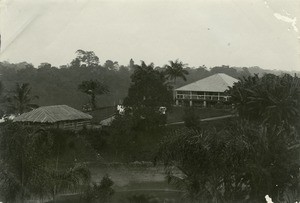 Mission houses in Ngomo, Gabon