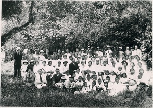 Choir of the church of Toamasina, in Madagascar