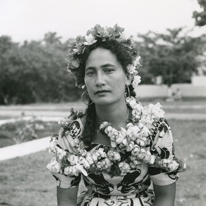 Portrait of a Polynesian woman