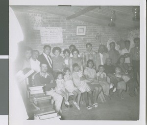 Group photo, Moroleón, Guanajuato, Mexico, 1969