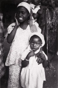 Market of Foumban, in Cameroon