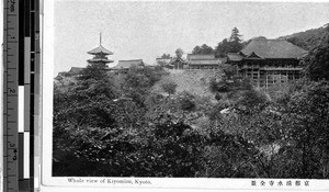 Whole view of Kiyomizu, Kyoto, Japan, ca. 1920-1940