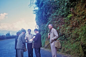 Darjeeling District in West Bengal, North India. Rev. Jolly from the Bible Society and co-worke