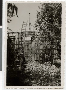 Round house under construction, Adis Abeba, Ethiopia, ca.1934-1935