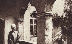 Bamum king in his palace, in Cameroon