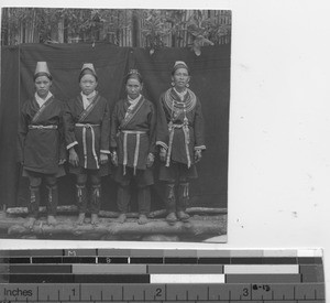 Yao aborigine women at Wuzhou, China