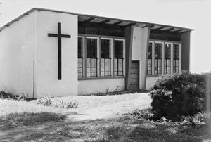 Kirken ved Ndolage Hospital i Kageraregionen, Tanzania, 1967