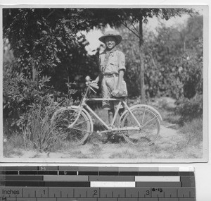 A Japanese Boy Scout at Fushun, China, 1933