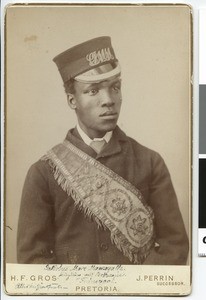 Chief Jakobus More Mamogale in uniform, South Africa