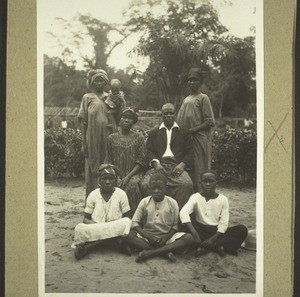 Elias, church elder in Mujuka, with his family