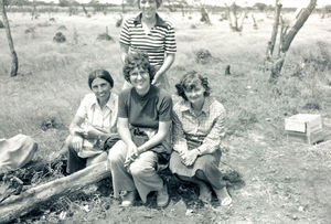 Ethiopia, the Melka Oda Camp, autumn 1979. Helene Olesen & Lisbeth Andreasen have received help