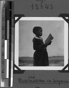 Hlubi schoolgirl in Dengwane near Tinana, South Africa East